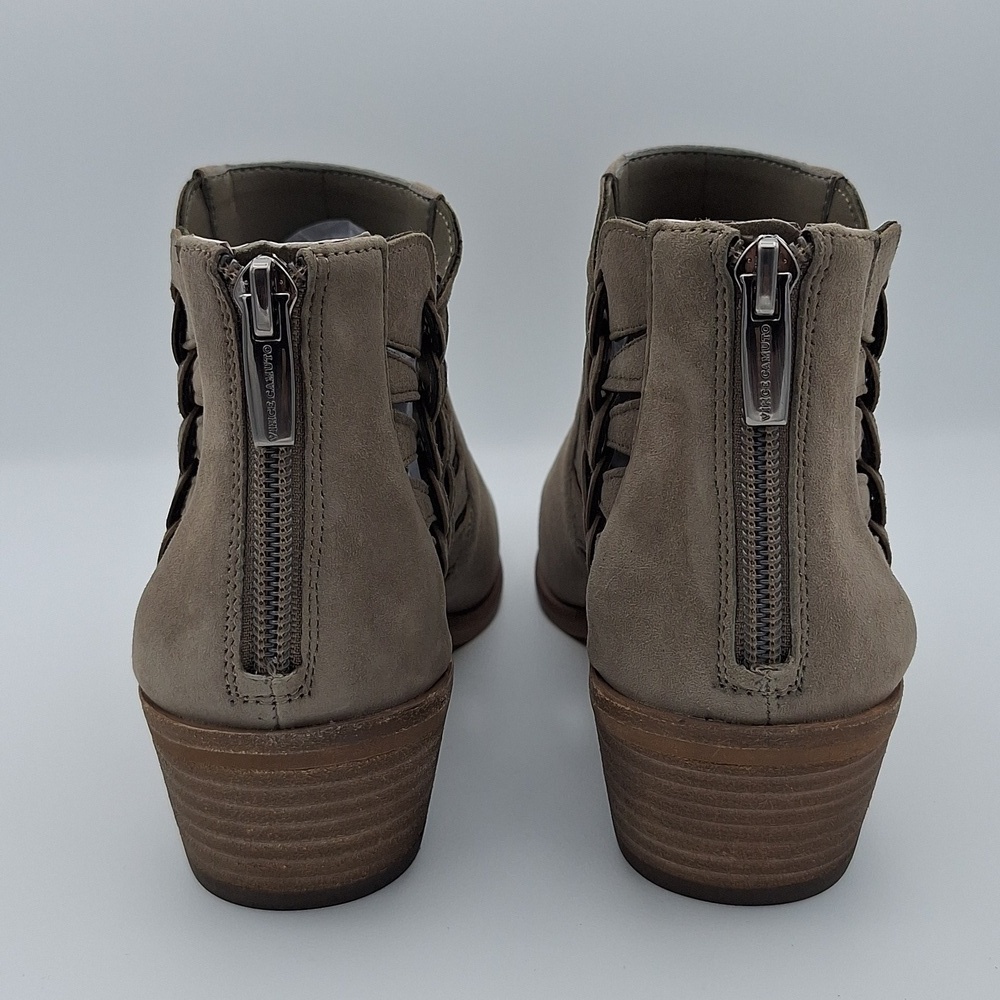 NIB VINCE CAMUTO Prestetta Bootie - Foxy True Suede, Taupe - Picture 7 of 16
